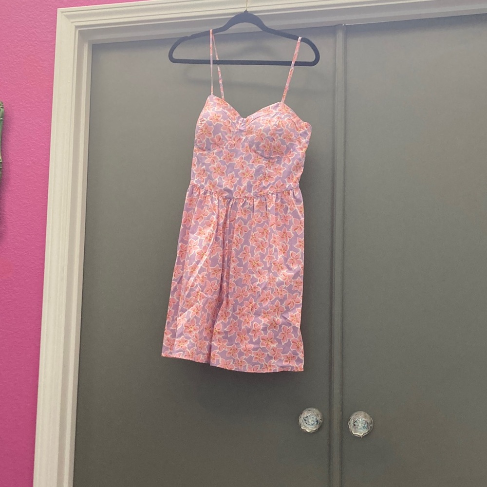 No Boundaries Pink Floral Dress